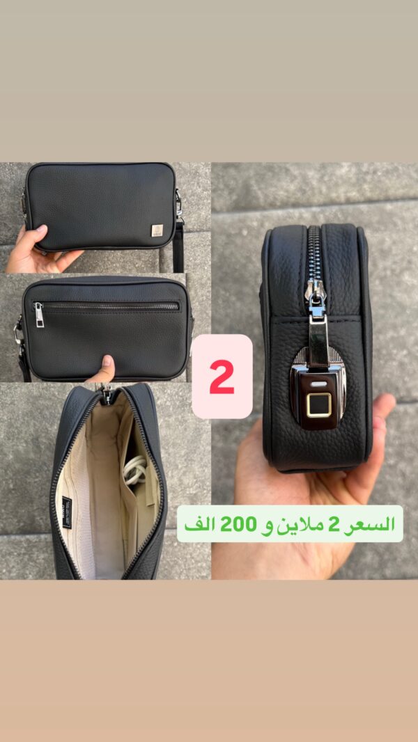 Pochette et sac a dos avec empreinte