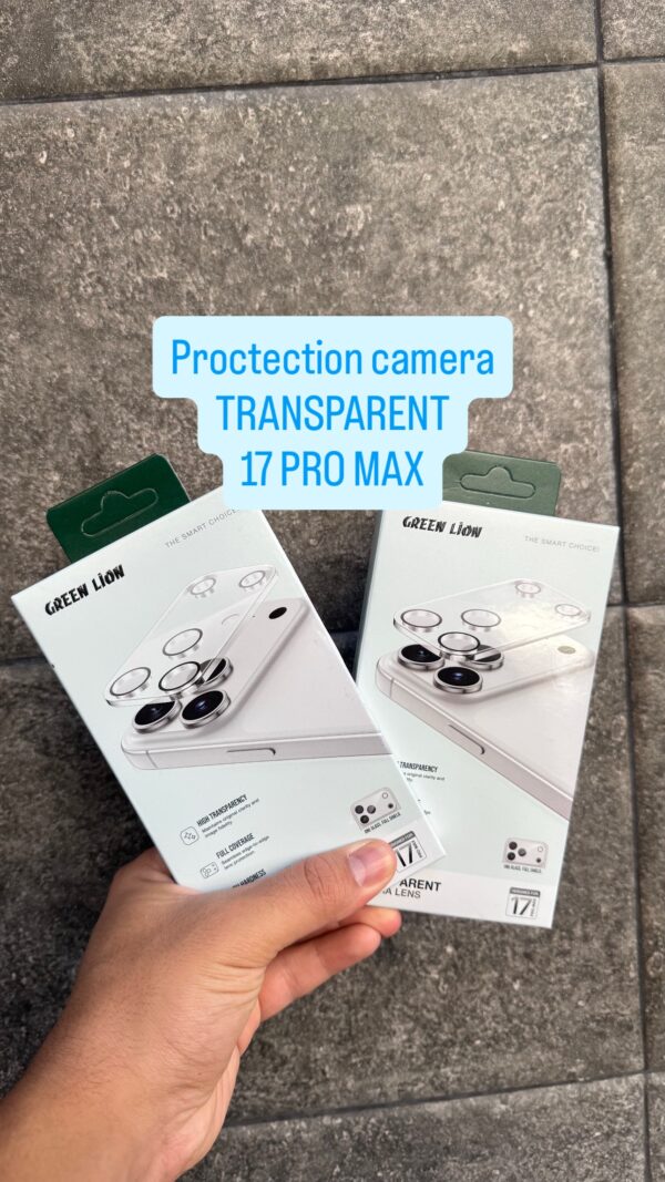 PROTECTION CAMERA TRANSPARENT
17 pro max