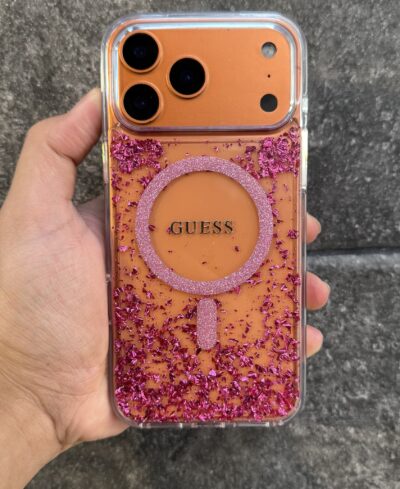 Guess magsafe paillette 17 pro max