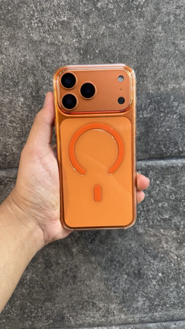 Magsafe crsytal orange 17 pro max